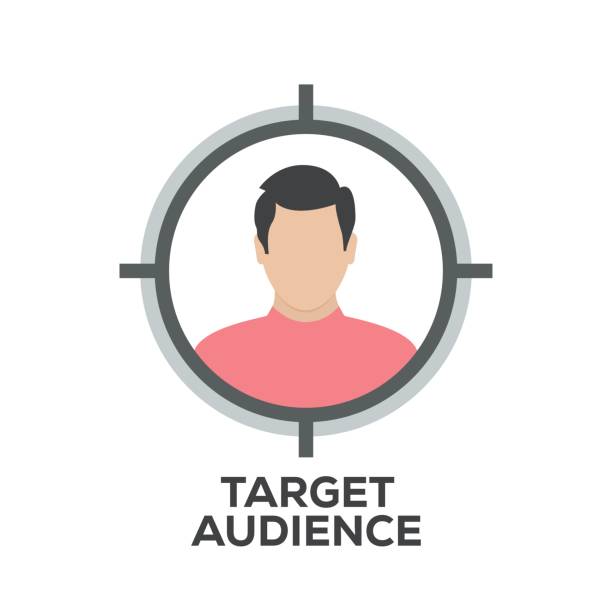 Target Audience Target Audience Icon target market illustrations stock illustrations