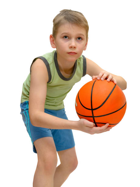 istock Little boy With Basketball 643939094