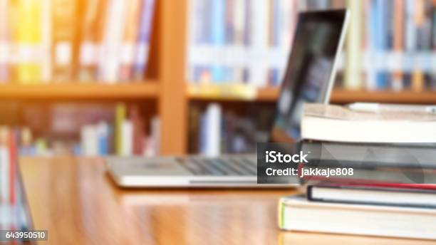 Business And Education Background Stock Photo - Download Image Now - University, Library, Computer