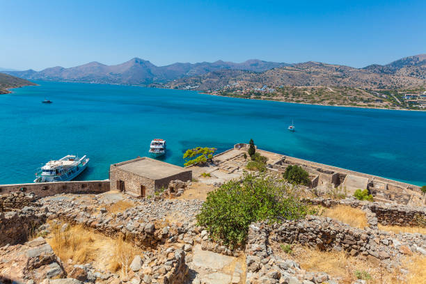 Spinalonga Island with Medieval Fortress, Crete