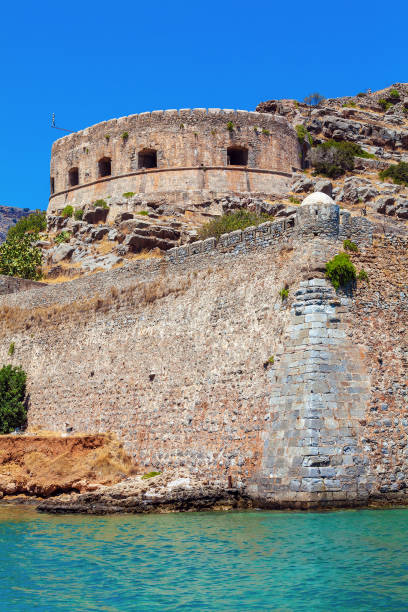 istock Spinalonga Island with Medieval Fortress, Crete 643956212