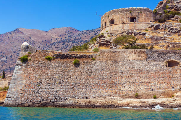istock Spinalonga Island with Medieval Fortress, Crete 643956222