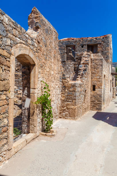 Spinalonga Island with Medieval Fortress, Crete, Greece