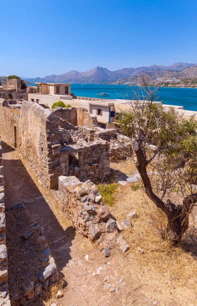 istock Spinalonga Island with Medieval Fortress, Crete 643956258
