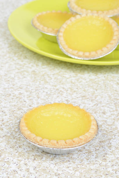 istock lemon tart on counter top shallow DOF 643969342