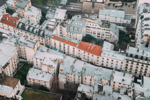 istock Street from above in Paris 643969484
