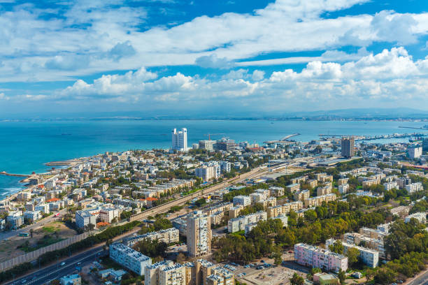 istock Aerial View of Haifa city 643973108