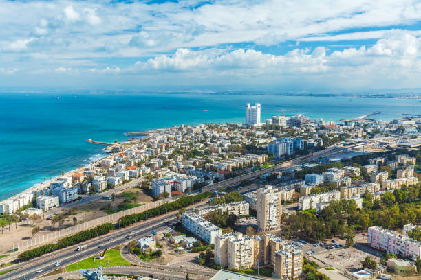 istock Aerial View of Haifa city 643973182