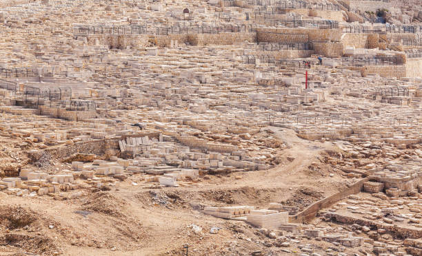 istock Ancient Cemetery at Olives Mountain, Jerusalem 643978076