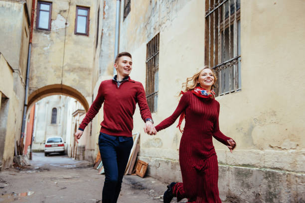 istock Couple enjoying outdoors in a urban surroundings 643994004