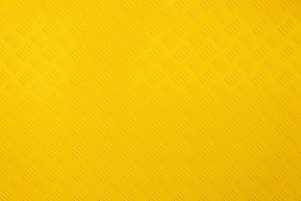 istock Close up yellow metal background and texture 644027788