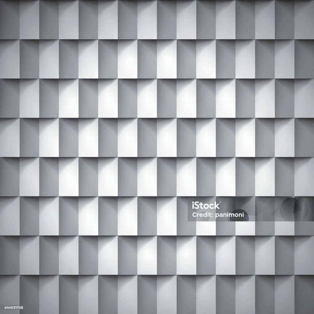 Volume Realistic Texture Cubes Gray 3d Geometric Pattern Design Vector ...