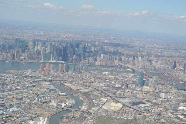 istock Shooting of New York from the plane 644051714