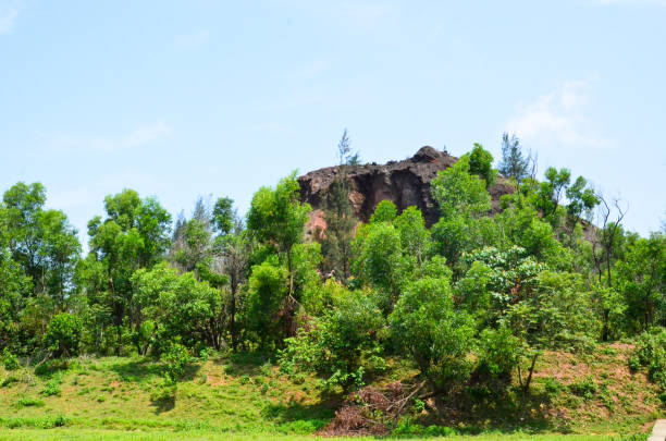 istock Beautiful and serene view of Mullayanagiri range of mountains 644060408