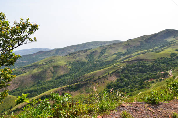 istock Beautiful and serene view of Mullayanagiri range of mountains 644061246