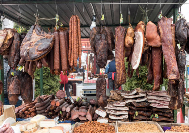 istock Meat product on the market 644067296