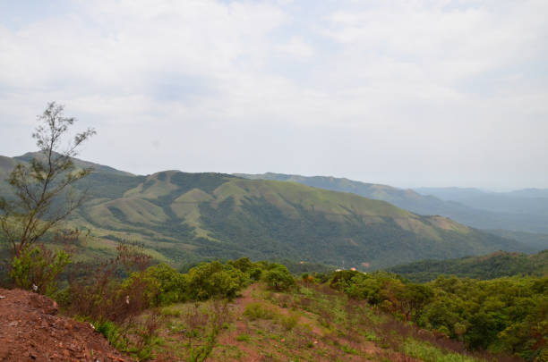 istock Beautiful and serene view of Mullayanagiri range of mountains 644070012