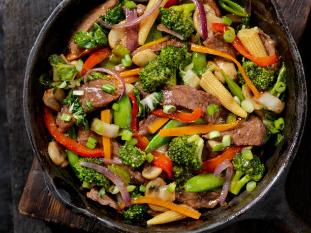 istock Beef and Vegetable Stir Fry 644070092