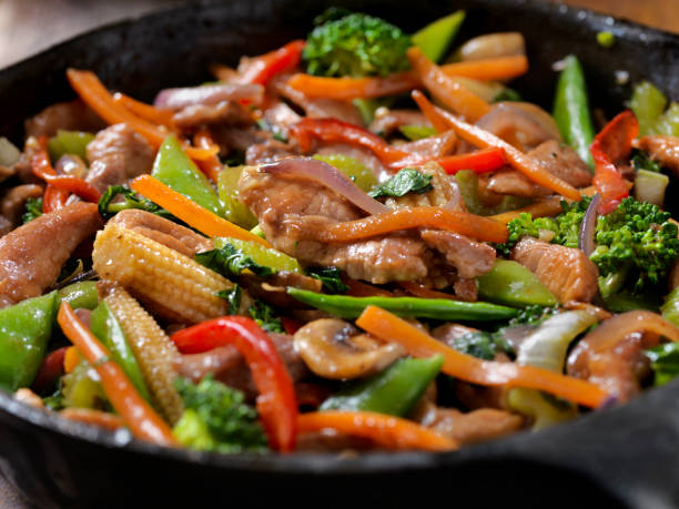 istock Pork and Vegetable Stir Fry 644074166