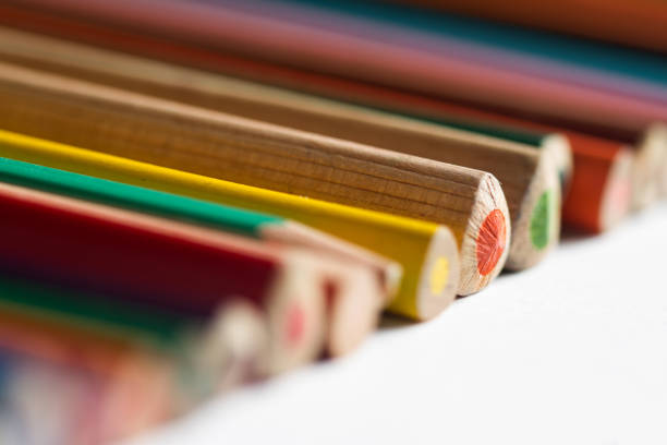 istock Close up of colored pencils 644076870