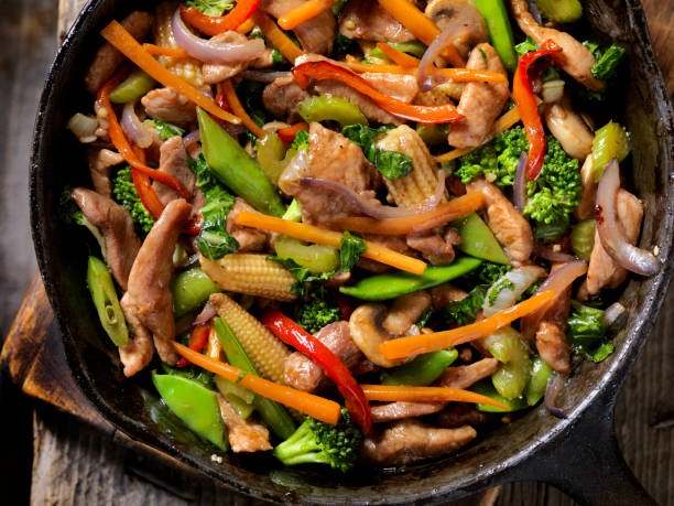 istock Pork and Vegetable Stir Fry 644077370