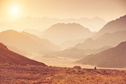 wadi in sinai desert