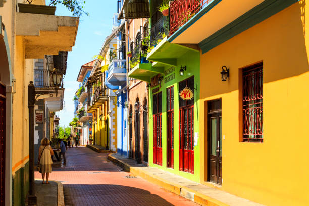 vieja ciudad de panamá - panama fotografías e imágenes de stock