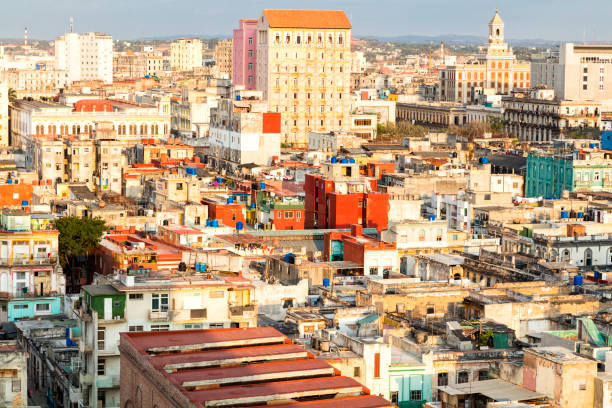 istock Havana, Aerial View at Sunset, Cuba 644122530