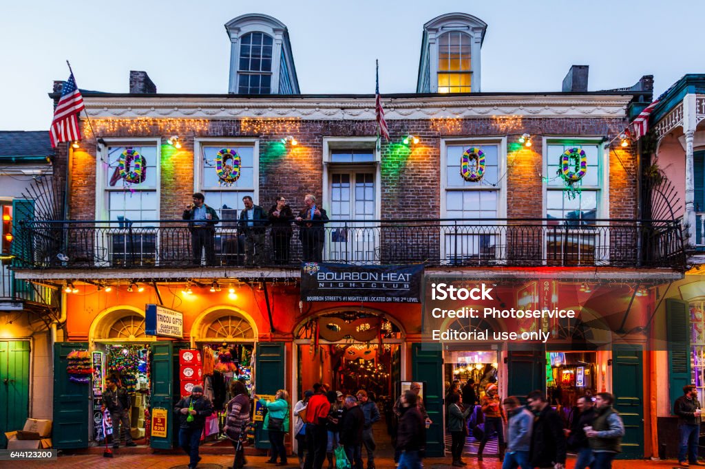 Party Time In New Orleans Usa Stock Photo - Download Image Now - New