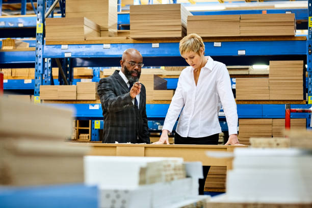 istock African businessman discussing with supervisor 644128328