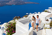 Romantic couple on Greek Island