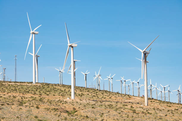 istock Wind Turbines in San Gorgonio Pass Generating Renewable Energy 644148174