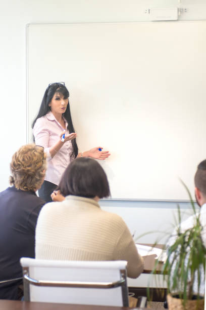 istock Office Presentation by Female Leader 644154578