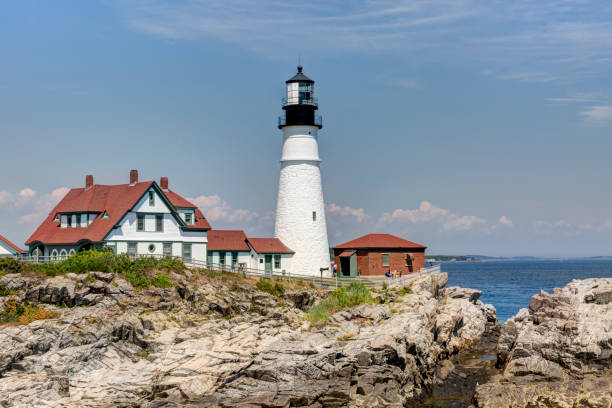 istock Portland Head Light lighthouse in Cape Elizabeth, Maine 644169832
