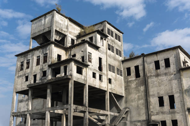 istock Old and abandoned factory 644176734