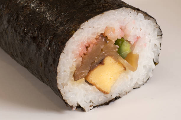 istock Futomaki Makizushi, Japanese rolled sushi 644181058