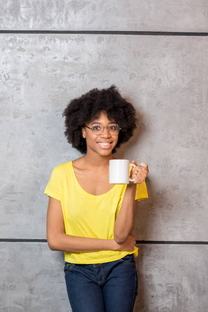 istock Woman having coffee break 644186226