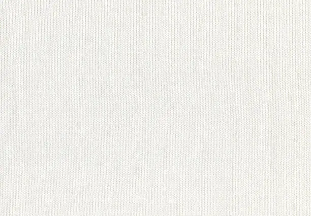 Photo of White sweater texture knit background