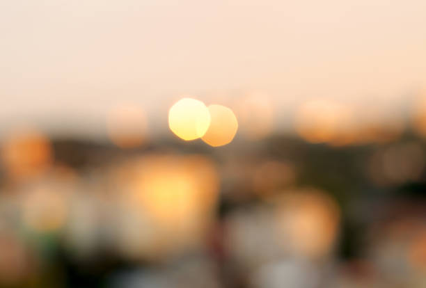 istock Abstract blurry bokeh background. Defocused and colorful light spots, pastel colors 644205500