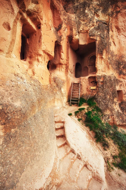 istock cave city in Cappadocia Turkey 644234408