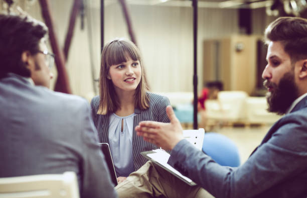 istock Business People Having a Meeting 644238006