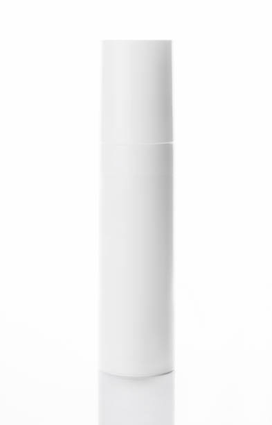 istock Blank cosmetic tubes on white background. Place for your text. 644238078