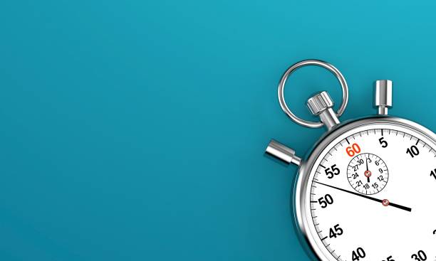 Stopwatch Stopwatch on blue background stopwatch photos stock pictures, royalty-free photos & images