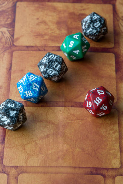 istock Several colorful cubes in the row with red one apart 644238628