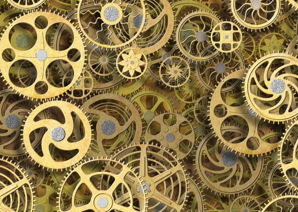 istock background of gears and cogs. mechanism concept 644263794