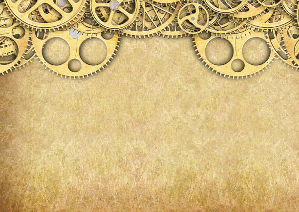 great mechanism, a set of gear wheels background