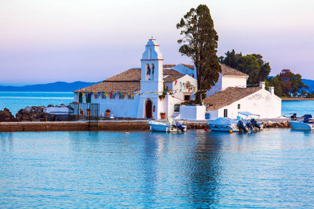 istock Vlacherna orthodox monastery in Corfu 644267410
