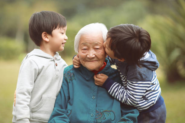 istock Happy Asian family 644272928