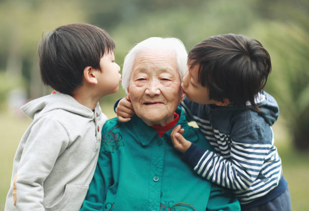 istock Happy Asian family 644273122