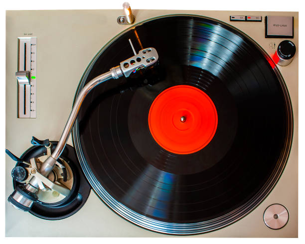 istock top view of a vintage turn table 644276092